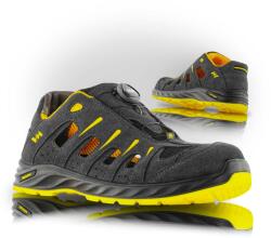 VM Footwear BILBAO 2165-S1BOA / Védőszandál S1 FO SR ESD - fekete/sárga 48 (2165-S1BOA-48)