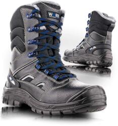 VM Footwear SHEFFIELD 2890-O2W / Téli bőr bokacsizma O2 W - fekete 39 (2890-O2W-39)