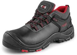 CXS CXS ROCK ORE S3 / Bőr félcipő S3 - fekete/piros 43 (212800280043)