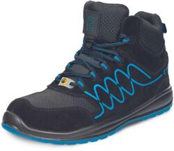 CERVA CERVA RAVEN SPORTY S1P / Bokavédő bakancs S1P ESD - fekete/kék 39 (02020892C4039)