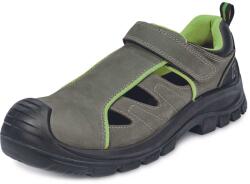 CERVA CERVA DERRIL MF S1P SRC / Bőr biztonsági szandál S1P - szürke 47 (0203013300047)