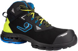 Portwest BASE RUN WORK S3S ESD CI LG FO SR B1712 / Fémmentes biztonsági bokacsizma S3S ESD - fekete/zöld 40 (B1712ABGN40)