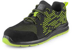 CXS CXS TEXLINE RAB S1 / Alacsony szárú cipő S1 - fekete/zöld 46 (212507680846)