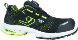Portwest BASE RUN WORK STOCKHOLM S1PS ESD SC LG FO SR B1708 / Védőbakancs S1PS ESD - fekete/zöld 36 (B1708ABGN36)