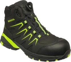 BENNON BENNON ORLANDO XTR S7S B-SPIN HI-VIS HIGH / Fémmentes bokacsizma S7S SR HRO FO, membrános - fekete/zöld 42 (0993040981-42)
