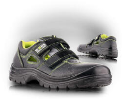 VM Footwear UPPSALA 3235-S1 / Teljes bőr biztonsági szandál S1 - fekete 40 (3235-S1-40)