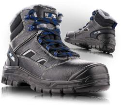 VM Footwear BRUSEL 2880-S3W / Téli bőr bokacsizma S3 W - fekete 36 (2880-S3W-36)