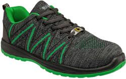 BENNON BENNON KNITTER S1 ESD GREEN LOW / Biztonsági cipő S1 ESD - fekete/zöld 36 (1003030750-36)