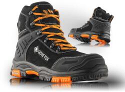 VM Footwear HAMILTON 7580-S7L / Biztonsági bokacsizma S7L FO HRO SR, GORE-TEX® membránnal - fekete/narancssárga 43 (7580-S7L-43)