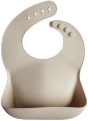  mushie szilikon előke - homok (7426999778349)