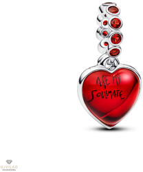 Pandora Szív lakú Muránói üveg charm - 794429C01