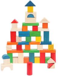  Fa építőkocka 50 darabos készlet (00613)