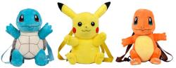  Pokemon plüss hátizsák, 3 féle (09736)