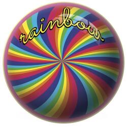  Labda 23 cm - Forgó szivárvány (97183)