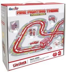  Tűzoltó autópálya puzzle pályával (08445)