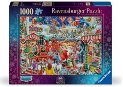  Puzzle 1000 db - A mikulás gőzöse (16589)