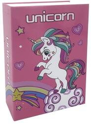  Könyv alakú persely - unikornis (02604)