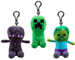  Minecraft plüss kulcstartó 13 cm figurával, 3 féle (86925)