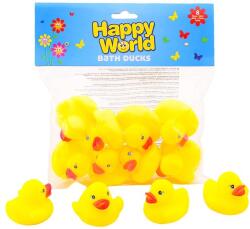  Gumikacsa fürdőjáték 8 darabos készlet (46663)
