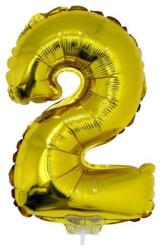  Számos lufi - 2, arany, 42 cm (66225)