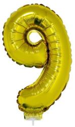 Számos lufi - 9, arany, 42 cm (66271) - ejatekok