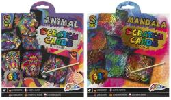 Grafix - képkarcoló 6 db 19, 5x19, 5cm, 2 féle (00766)