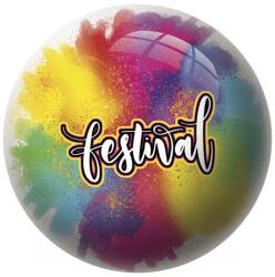  Labda 23 cm - Fesztivál szivárvány (97176)