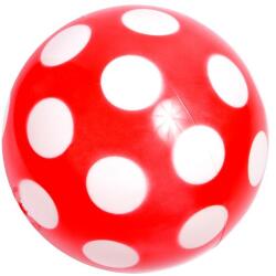  Pöttyös lakkfényű labda - 22 cm, többféle (19019)