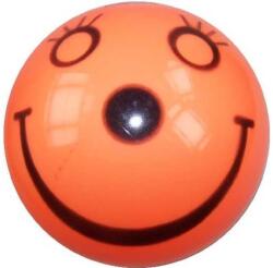  Mosolygó lakkfényű gumilabda - narancssárga, 22 cm (19771)