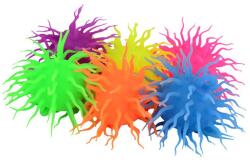  Világítós fluffy labda, 12 cm, 6 féle (94154)