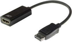 ACT AC7555 DisplayPort to HDMI adapter Black (AC7555) - mzona