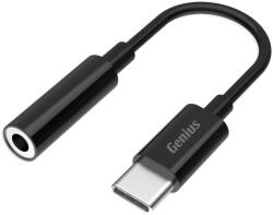 Genius ACC-C100 3, 5mm audio jack to USB-C Black (32590012400) - mzona