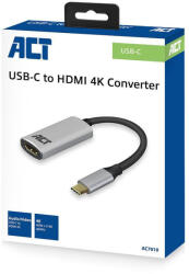 ACT AC7010 USB-C to HDMI Converter Silver (AC7010) - mzona