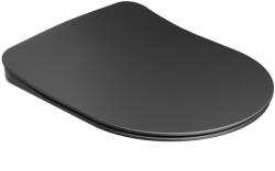 RAVAK Uni Chrome Flat WC ülőke fekete