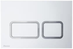 RAVAK Twin WC nyomólap szatén