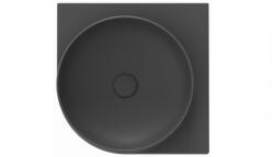 RAVAK Yard 45 C kerámiamosdó antracit, túlfolyó furat nélkül