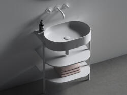 RAVAK Yard 60 kerámiamosdó, fehér, túlfolyó furat nélkül