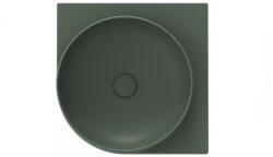 RAVAK Yard 45 C kerámiamosdó Grey Green, túlfolyó furat nélkül