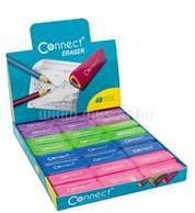 Connect Radír Connect háromszögletű hasáb színes 48 db/kínáló doboz (45x15x15mm, ) (CONNECT_107027) (CONNECT_107027)