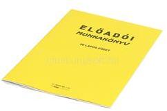NYOMELL Előadói munkakönyv 20lapos füzet C. 5230-58 (NYOMELL_BR897886) (NYOMELL_BR897886)