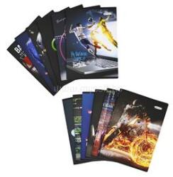 Connect Füzet A5, 40lap, kockás 80g. Connect Matt + UV lakk borító, (CONNECT_33785) (CONNECT_33785)