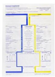  Baleseti bejelentő lap A/4, 2 példányos (EGYEB_50829) (EGYEB_50829)