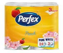 Perfex Toalettpapír 3 rétegű kistekercses 100% cellulóz 90 lap/tekercs 24 tekercs/csomag Boni Barack (PERFEX_56151) (PERFEX_56151)