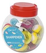 Connect Hegyező 1 lyukú műanyag, tartályos Connect különféle színek (CONNECT_32351) (CONNECT_32351)