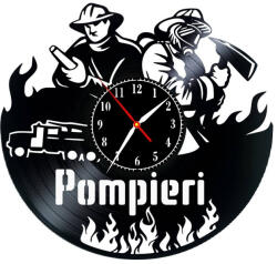  POMPIERI-ceas de perete ( personalizabil)