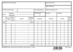 NYOMELL Raktárkészlet nyilvántartólap A5 B. 12-151 (NYOMELL_NYOMTB12151) (NYOMELL_NYOMTB12151)