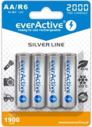 everActive újratölthető AA akkumulátor 2000mAh Ni-Mh 4 darabos (Silver Line)