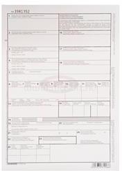 BLUERING CMR nemzetközi fuvarlevél A4, 4lapos garnitúra B. CMR/4 BlueringR (BLUERING_NYOMTBCMR4) (BLUERING_NYOMTBCMR4)