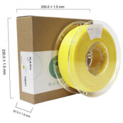 Maertz PLA Pro nyomtatószál 1.75mm, 1kg sárga (PMMA-1009-006) (PMMA-1009-006)