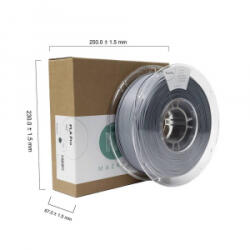 Maertz PLA Pro nyomtatószál 1.75mm, 1kg szürke (PMMA-1009-009) (PMMA-1009-009)